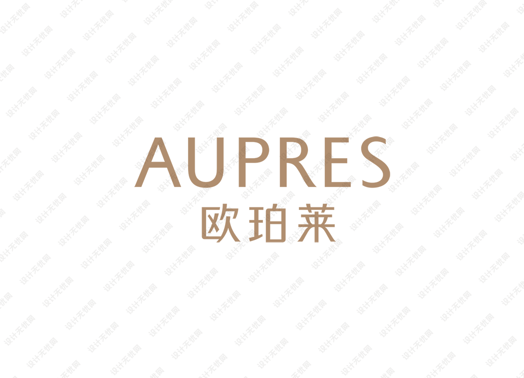 欧珀莱(AUPRES)logo矢量标志素材