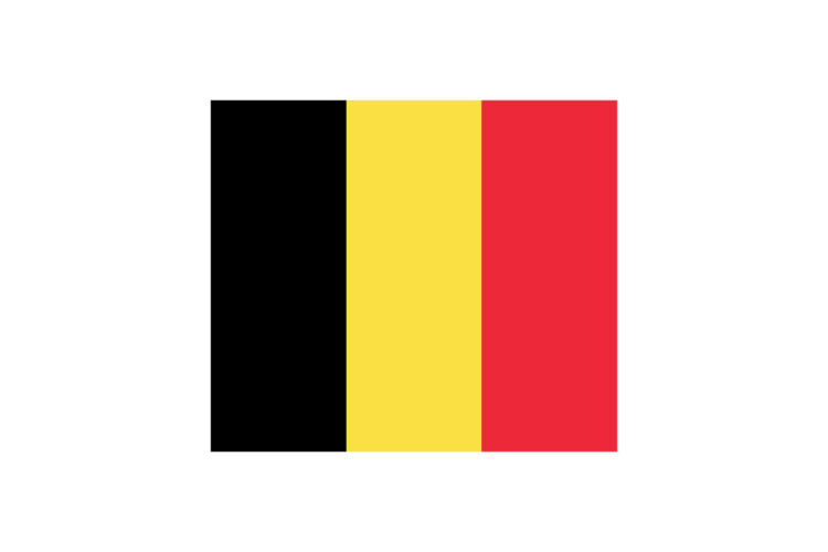 比利时国旗矢量高清素材