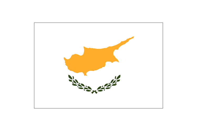 塞浦路斯国旗矢量高清素材