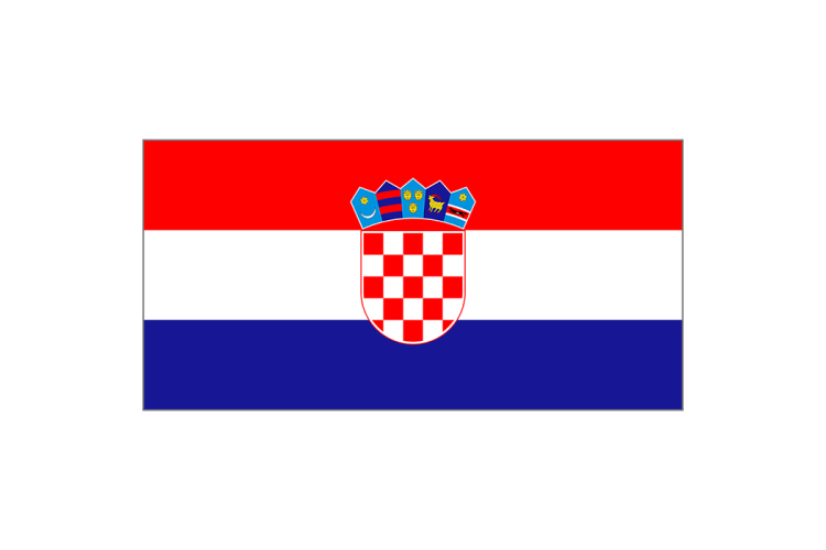 克罗地亚国旗矢量高清素材