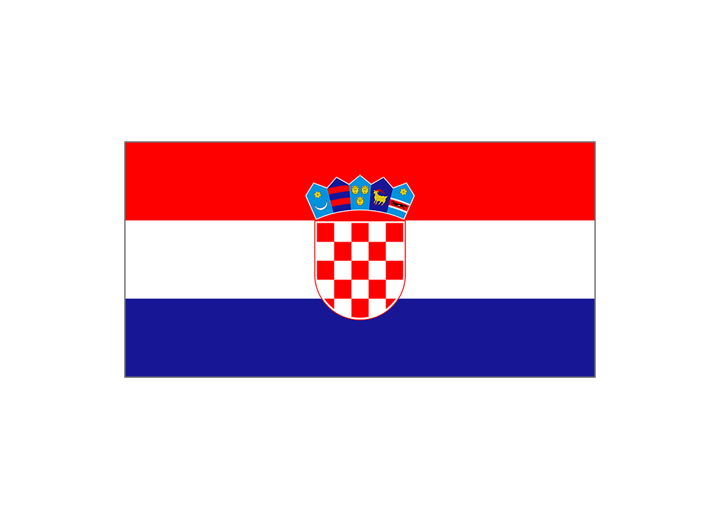 克罗地亚国旗矢量高清素材