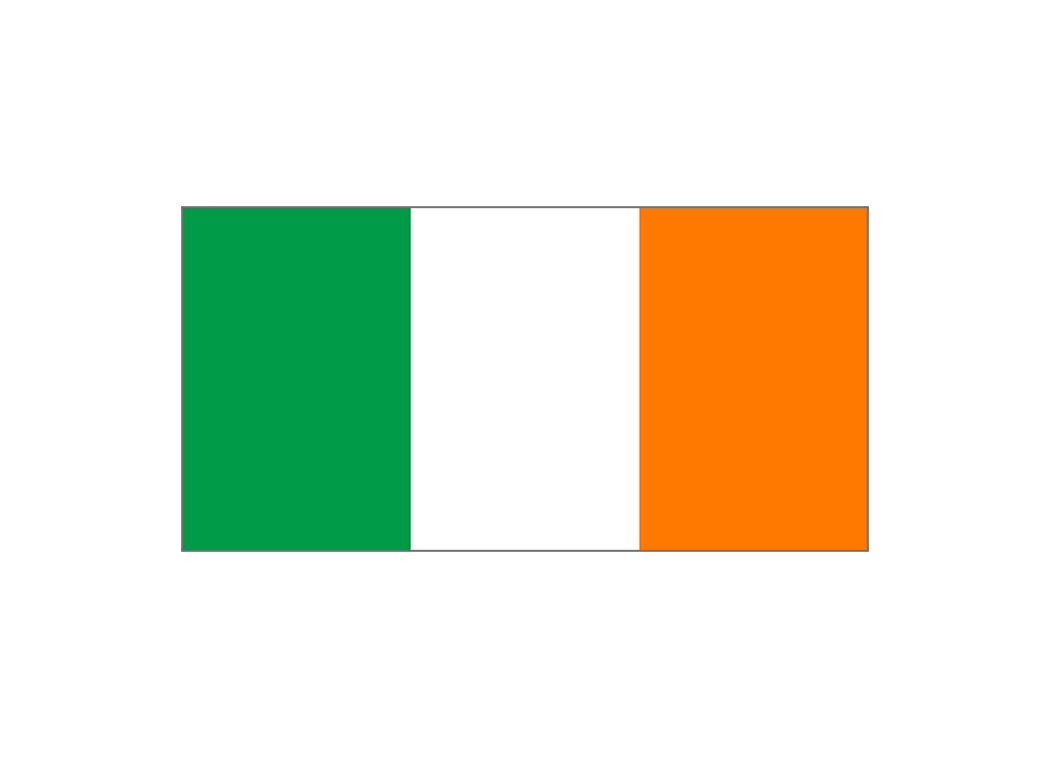 爱尔兰国旗矢量高清素材