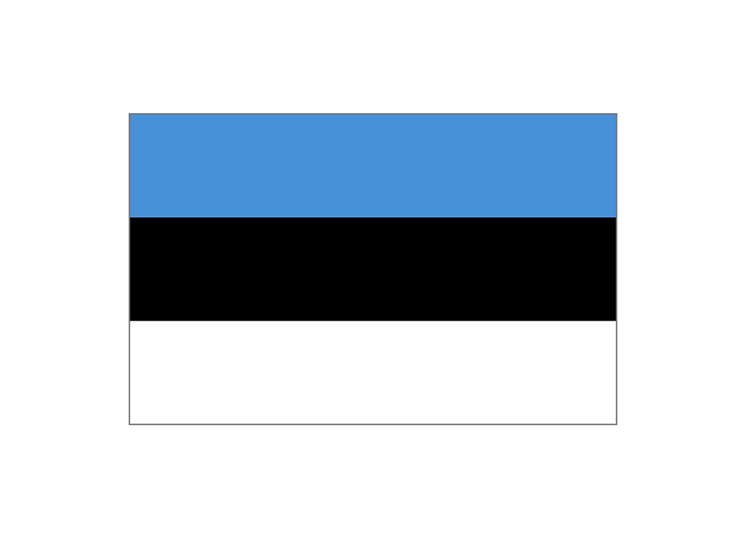 爱沙尼亚国旗矢量高清素材