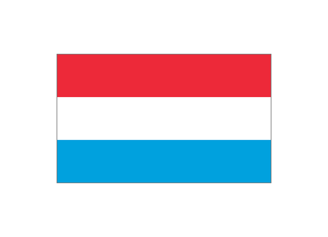 卢森堡国旗矢量高清素材