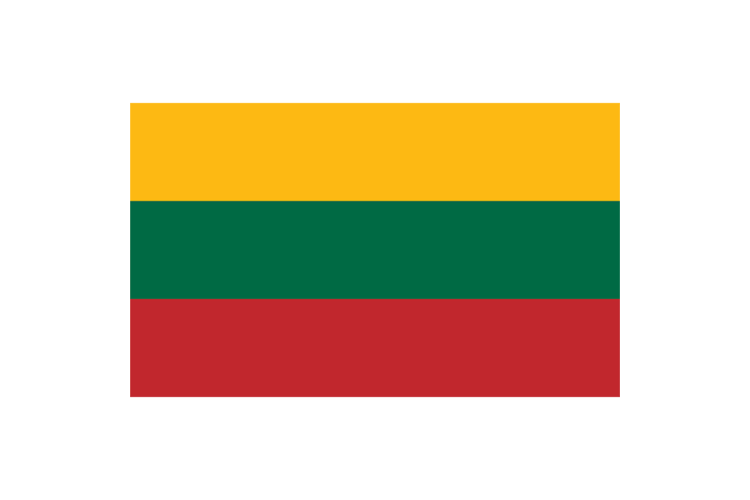 立陶宛国旗矢量高清素材