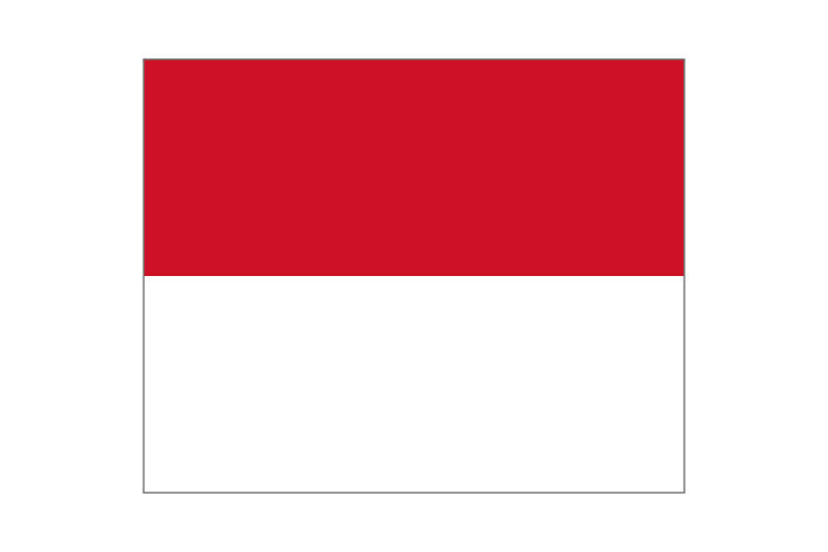 摩纳哥国旗矢量高清素材