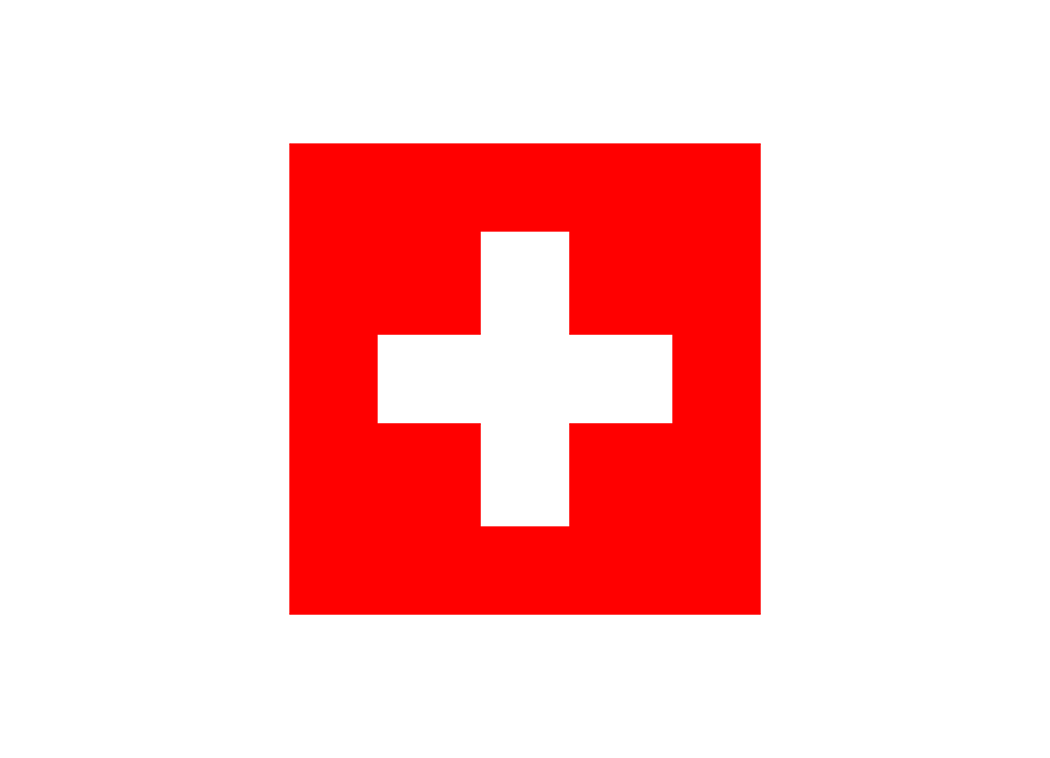 瑞士国旗矢量高清素材
