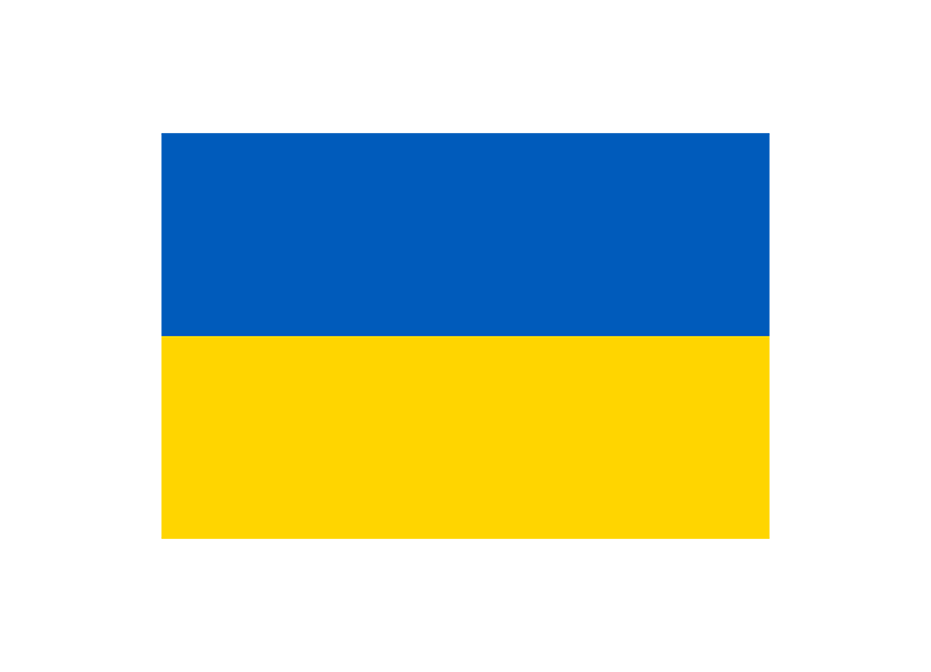 乌克兰国旗矢量高清素材