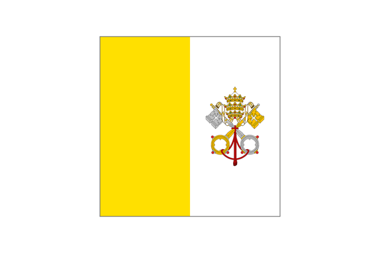 梵蒂冈国旗矢量高清素材