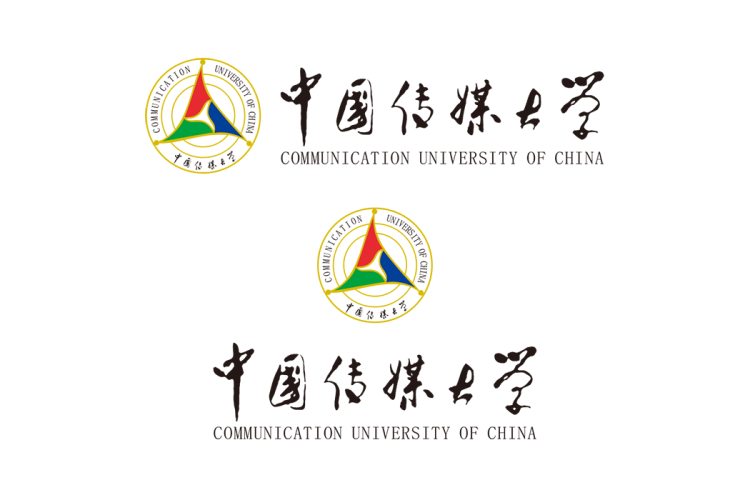 中国传媒大学校徽logo矢量标志素材
