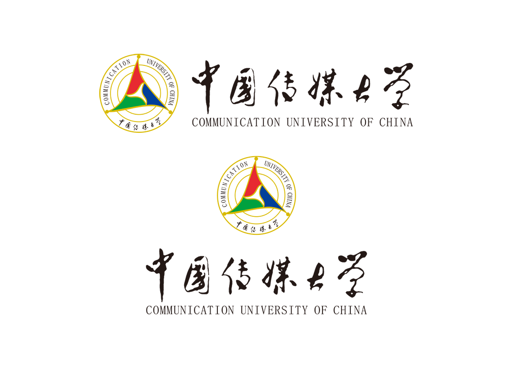 中国传媒大学校徽logo矢量标志素材