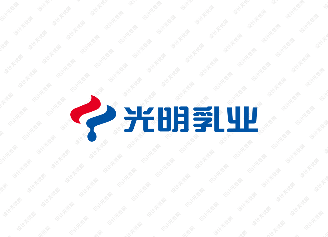 光明乳业logo矢量标志素材