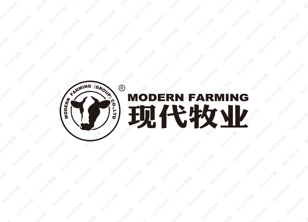 现代牧业logo矢量标志素材下载