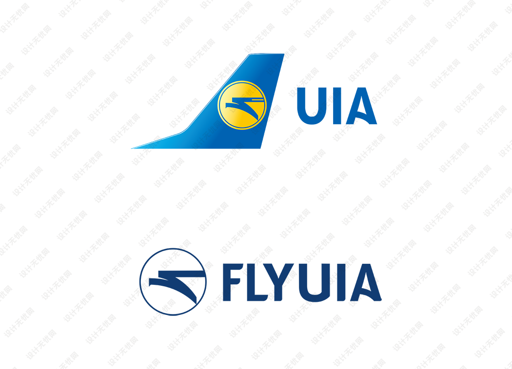 乌克兰国际航空logo矢量标志素材下载