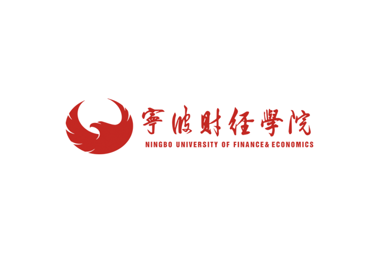 宁波财经学院校徽logo矢量标志素材