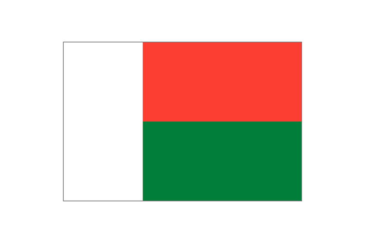 马达加斯加国旗矢量高清素材