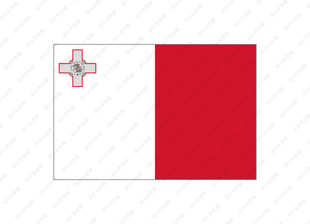马耳他国旗矢量高清素材