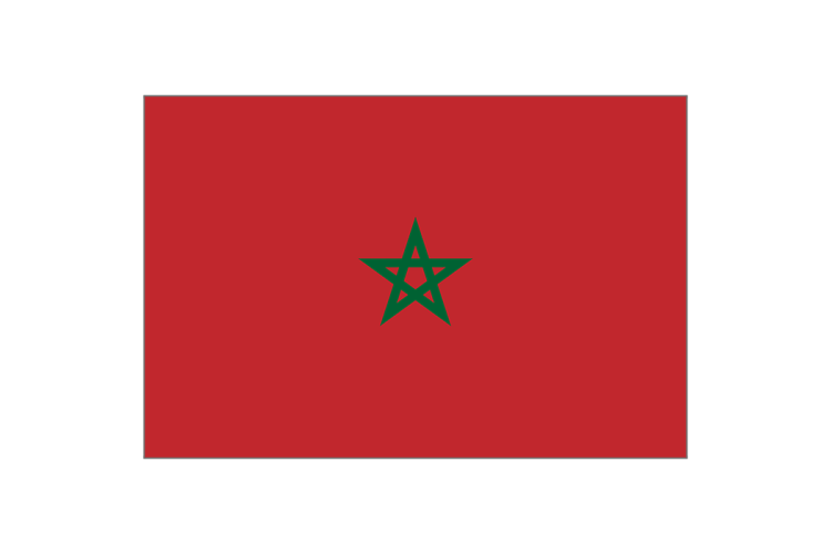 摩洛哥国旗矢量高清素材