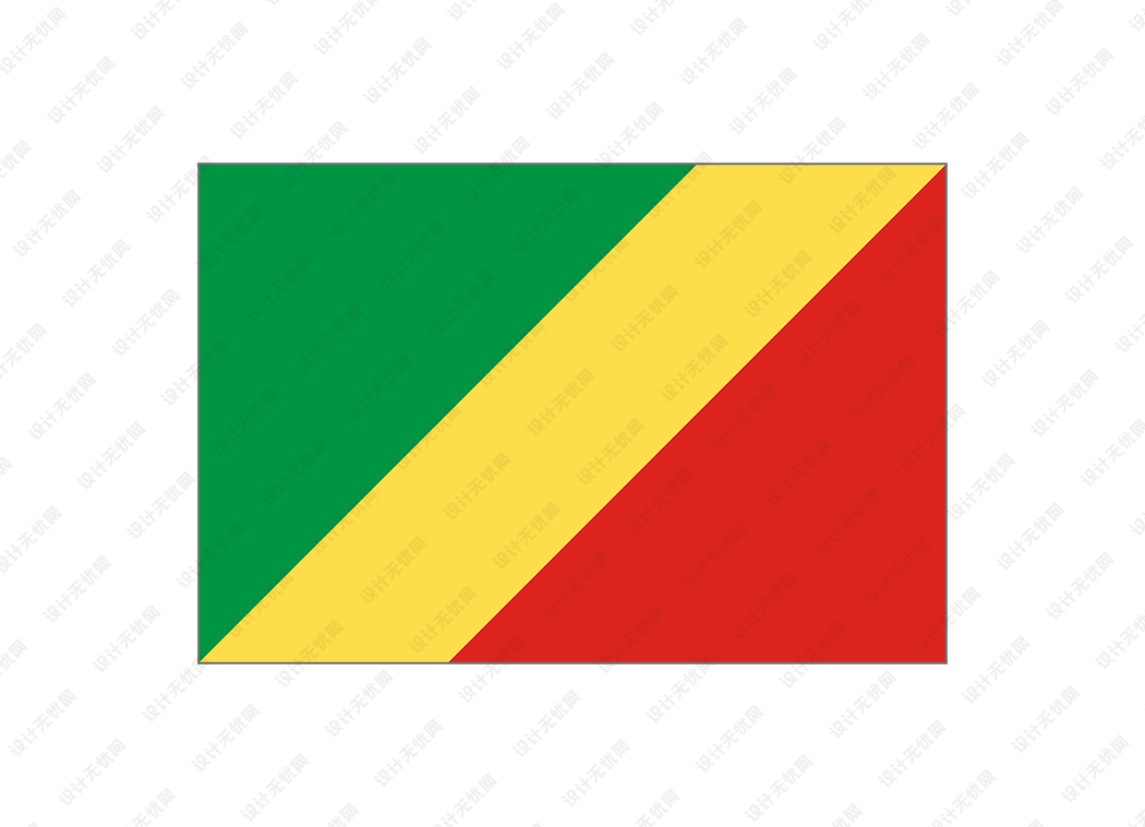 刚果共和国国旗矢量高清素材