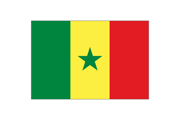 塞内加尔国旗矢量高清素材
