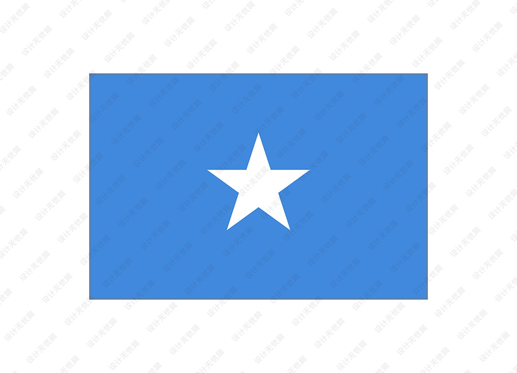 索马里国旗矢量高清素材
