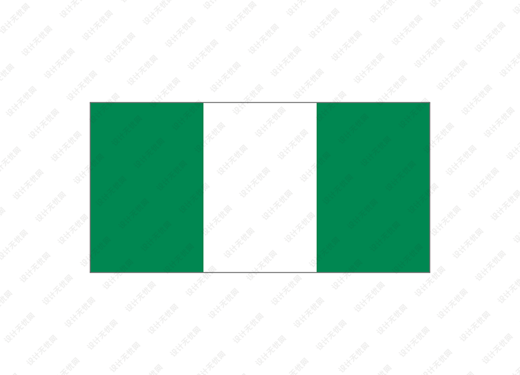 尼日利亚国旗矢量高清素材
