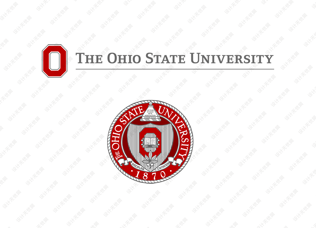 俄亥俄州立大学（The Ohio State University）校徽logo矢量标志素材