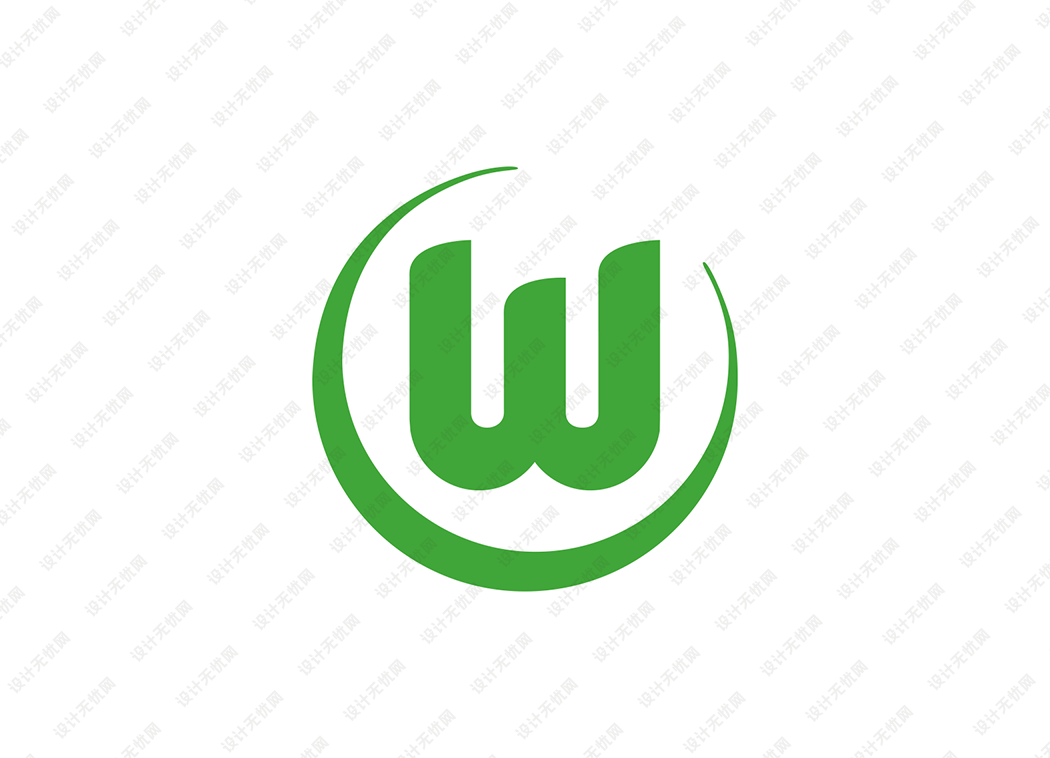 德甲：沃尔夫斯堡队徽logo矢量素材