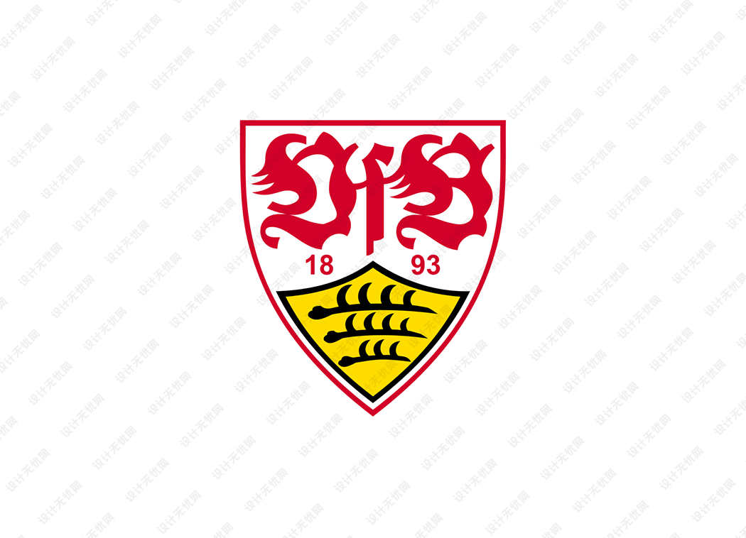 德甲：斯图加特队徽logo矢量素材