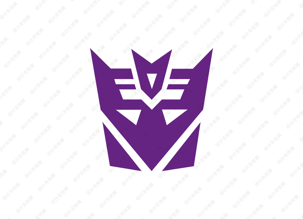 变形金刚：狂派霸天虎(Decepticons)logo矢量标志素材