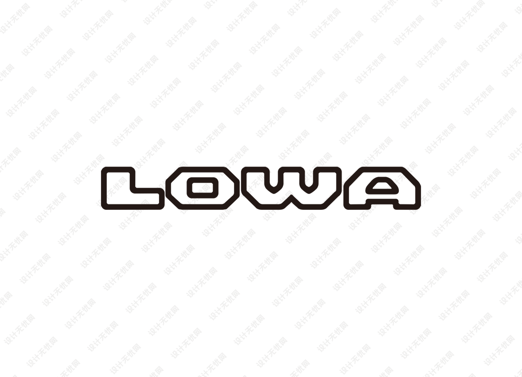 户外运动品牌：LOWA logo矢量素材
