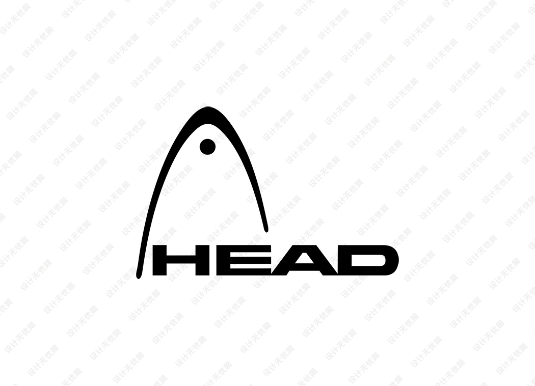 户外运动品牌：海德(HEAD)logo矢量素材