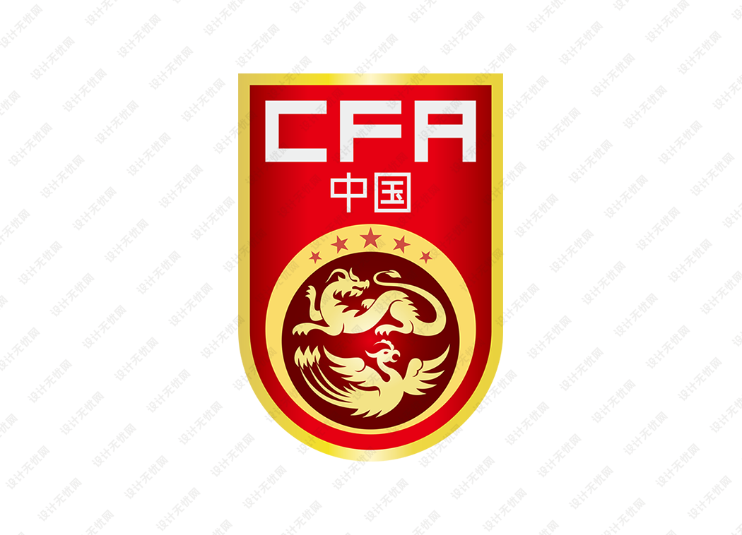 中国国家足球队队徽logo矢量素材