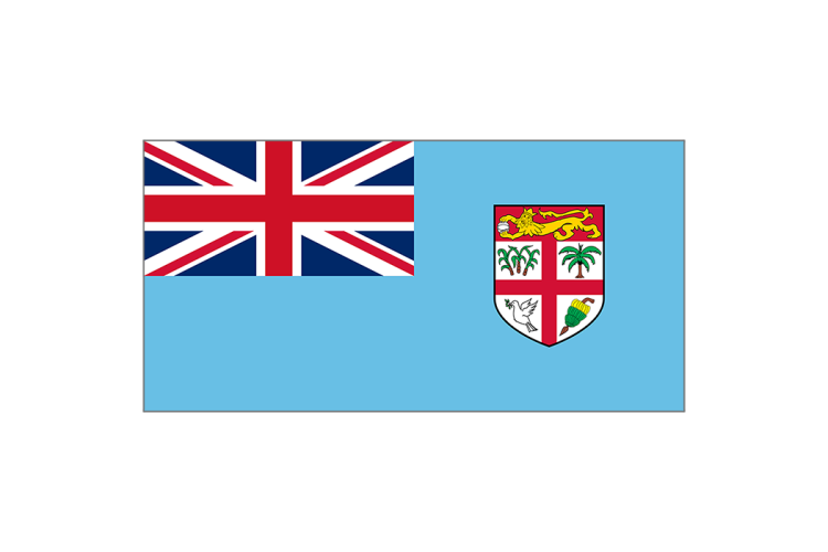 斐济国旗矢量高清素材