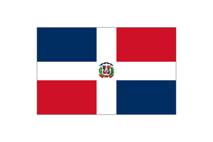 多米尼加国旗矢量高清素材