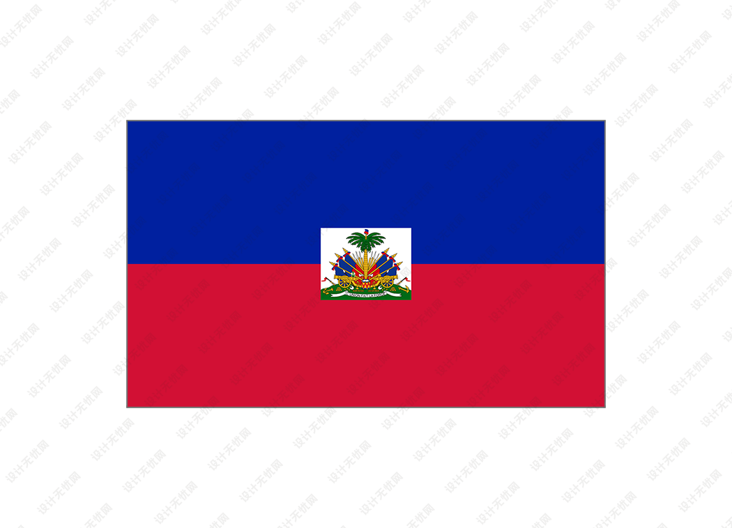 海地国旗矢量高清素材
