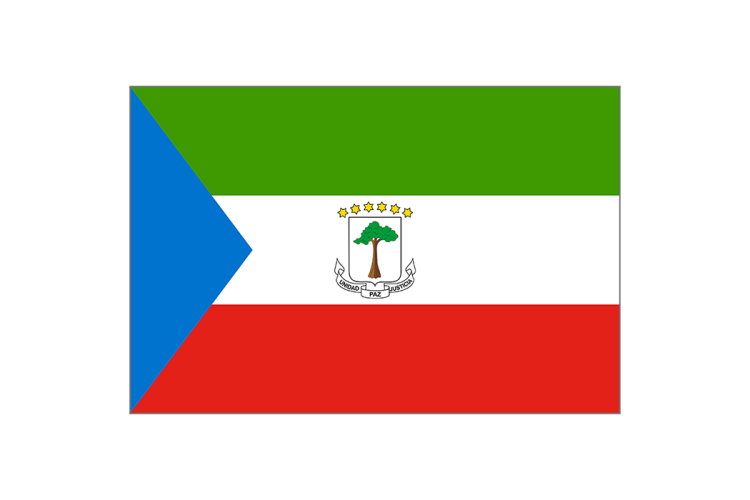 赤道几内亚国旗矢量高清素材
