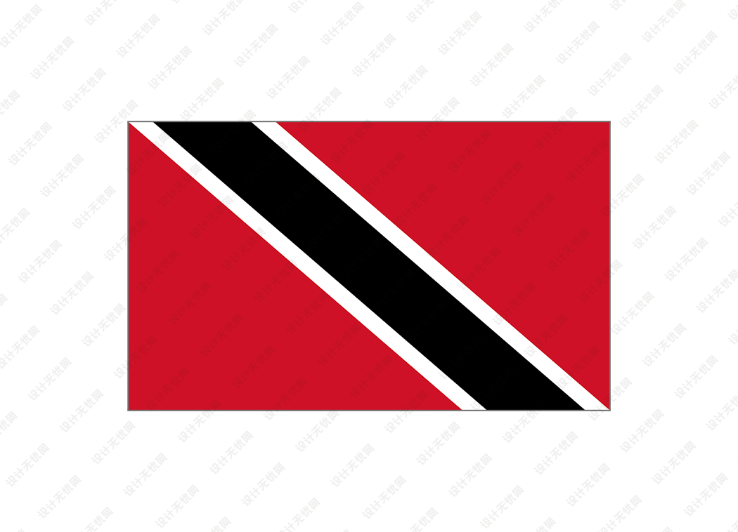 特立尼达和多巴哥国旗矢量高清素材