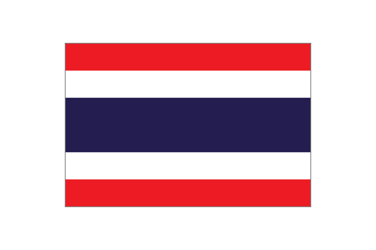 泰国国旗矢量高清素材
