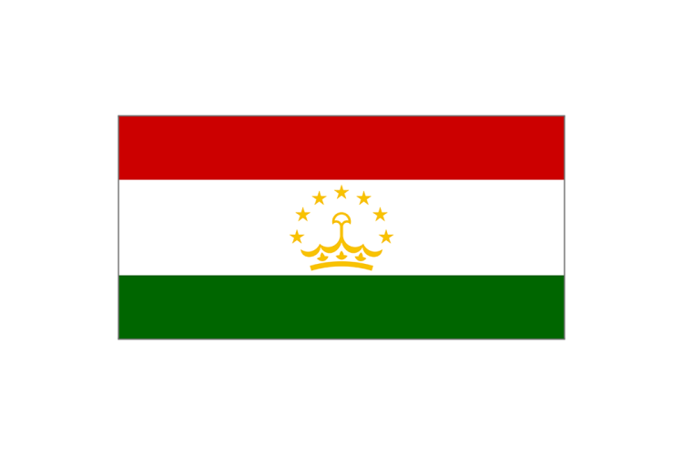 塔吉克斯坦国旗矢量高清素材