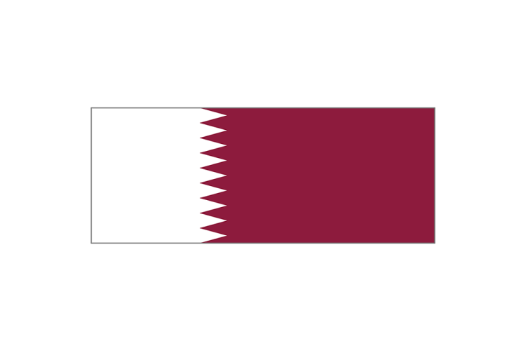 卡塔尔国旗矢量高清素材