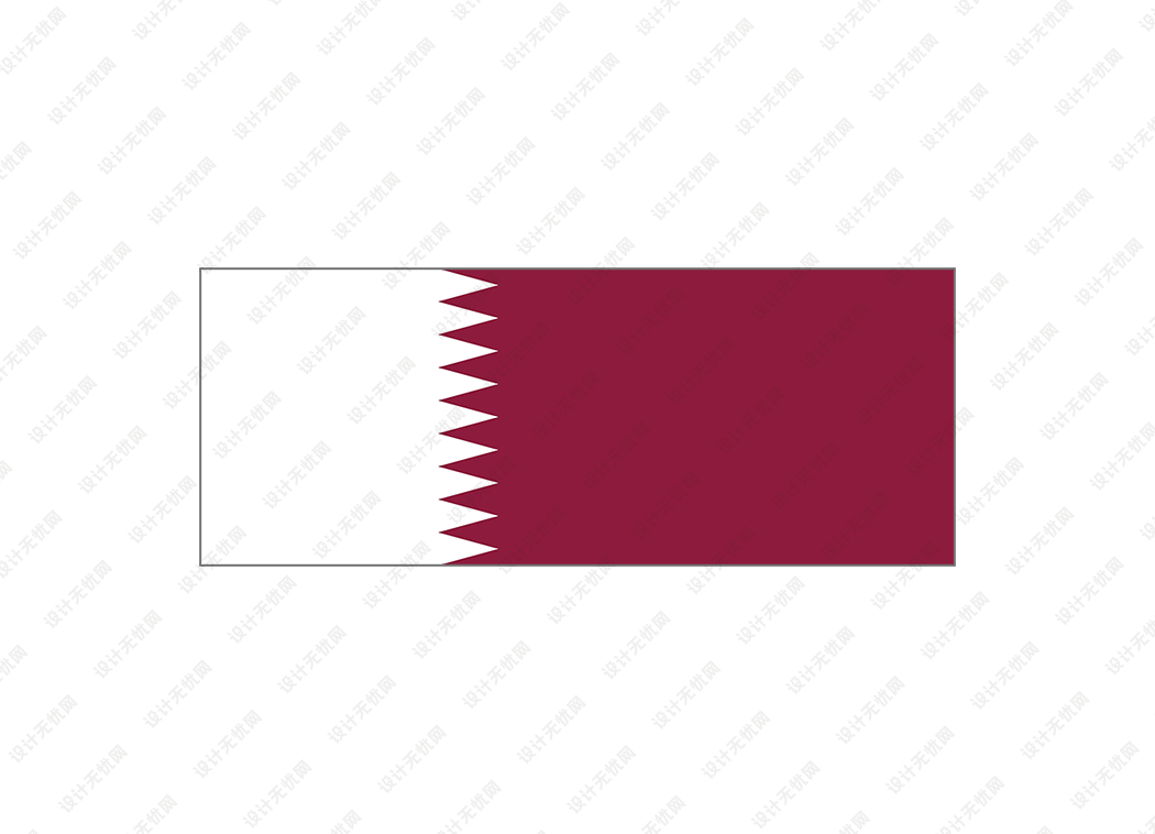 卡塔尔国旗矢量高清素材