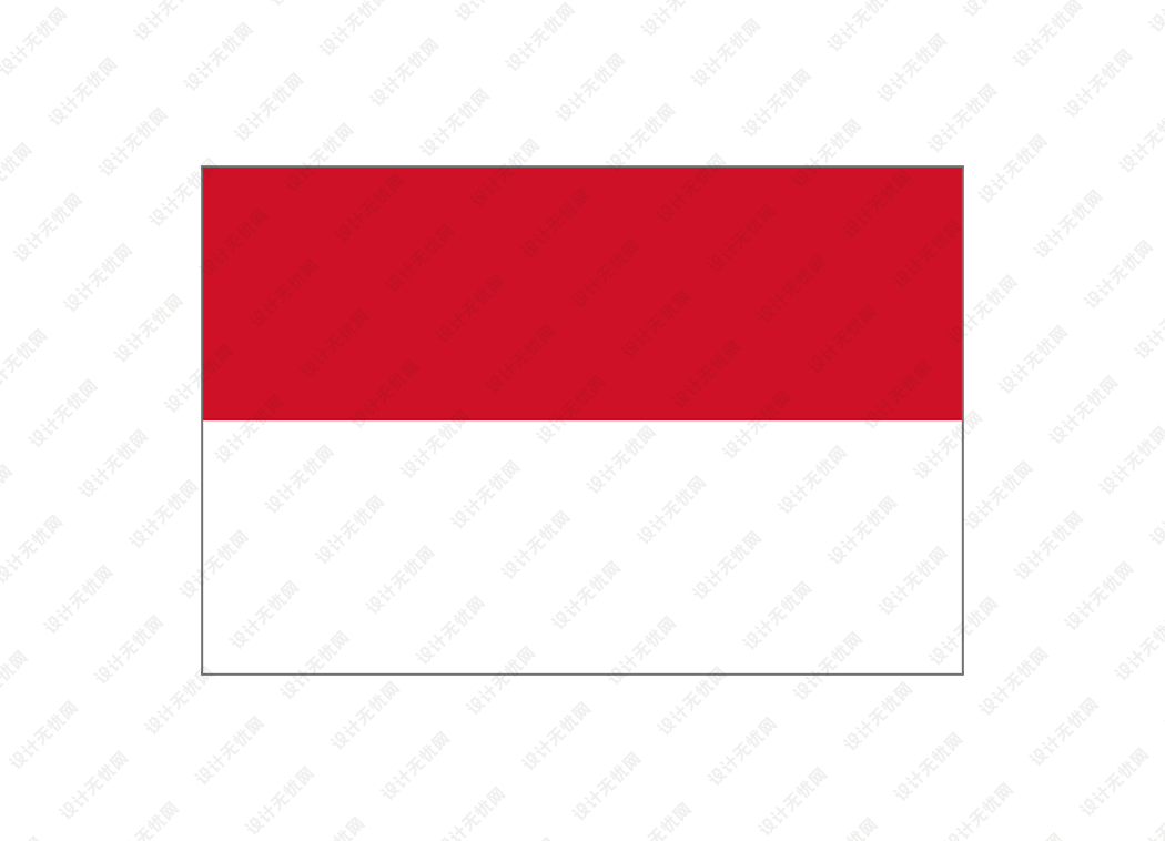 印度尼西亚国旗矢量高清素材