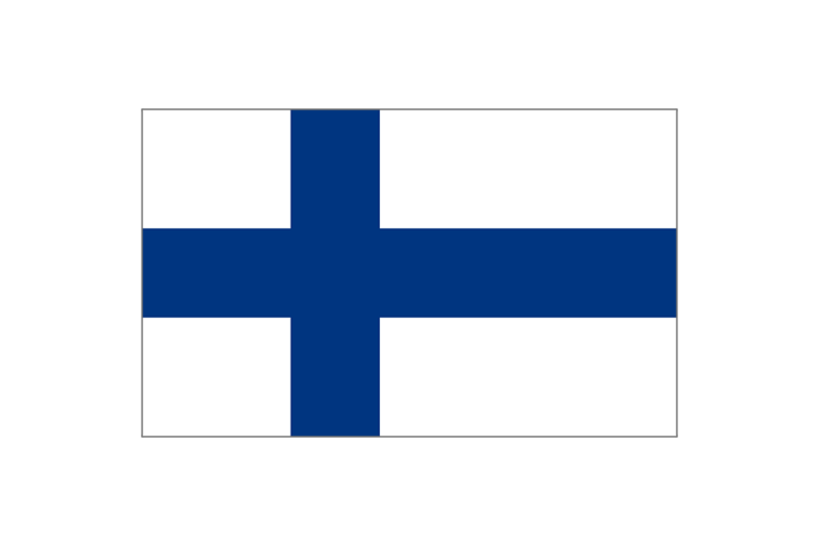 芬兰国旗矢量高清素材