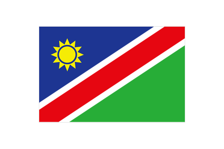 纳米比亚国旗矢量高清素材