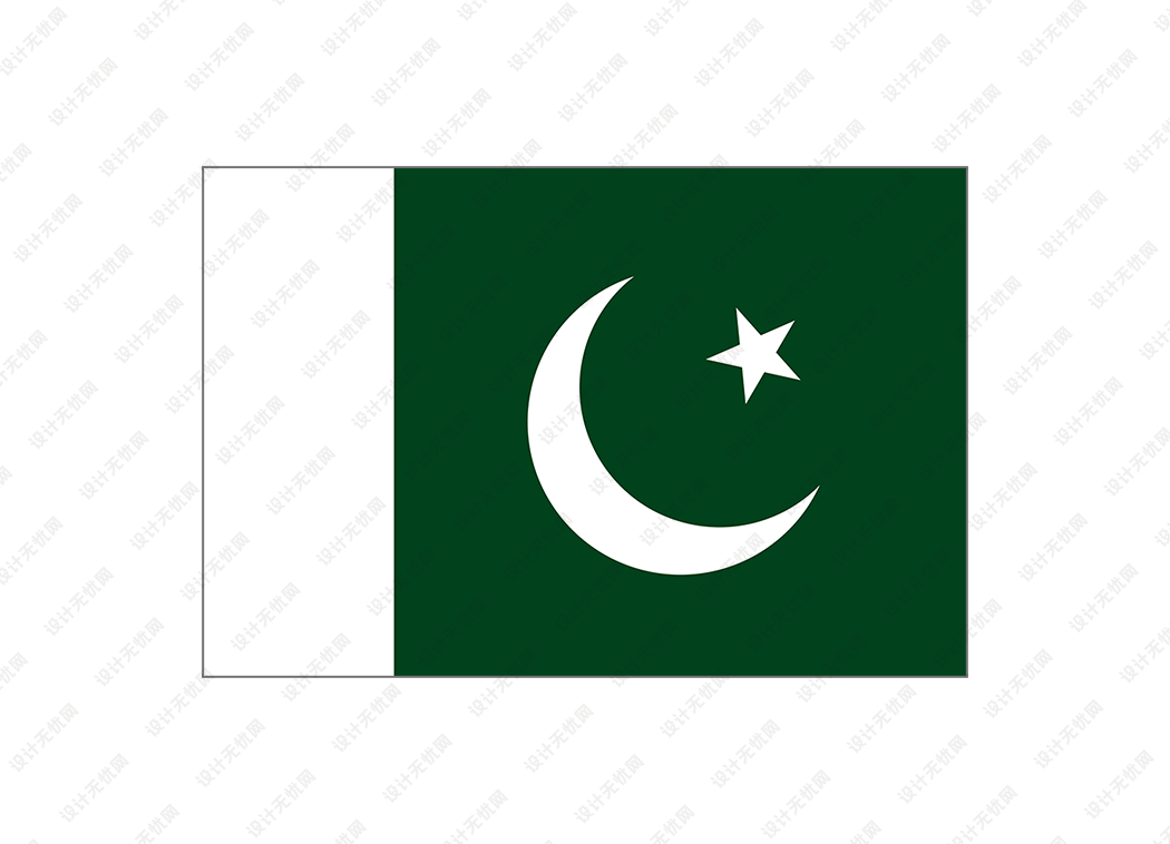 巴基斯坦国旗矢量高清素材