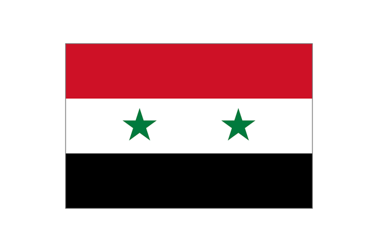 叙利亚国旗矢量高清素材