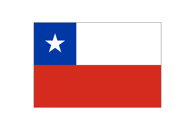 智利国旗矢量高清素材