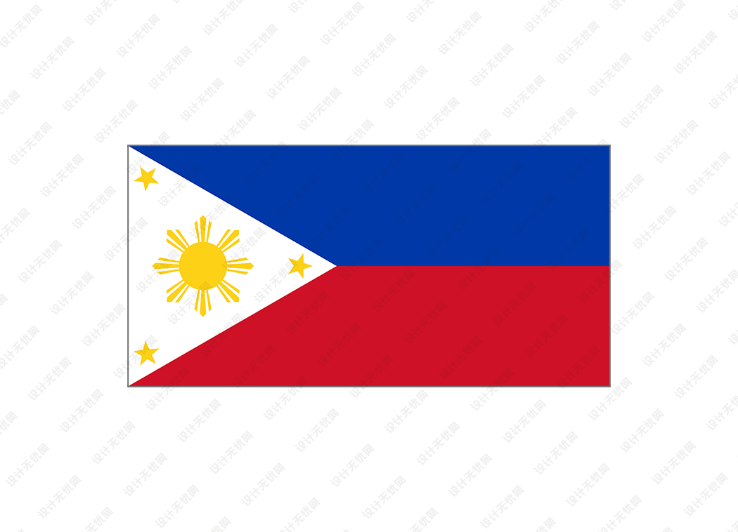 菲律宾国旗矢量高清素材