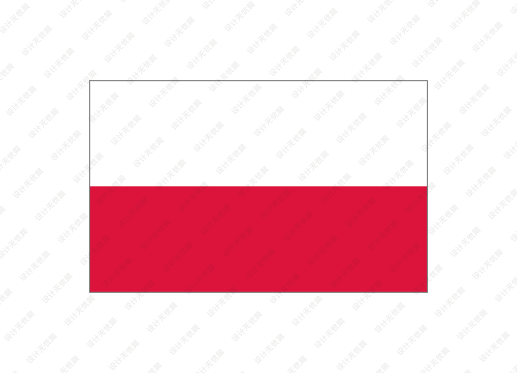 波兰国旗矢量高清素材